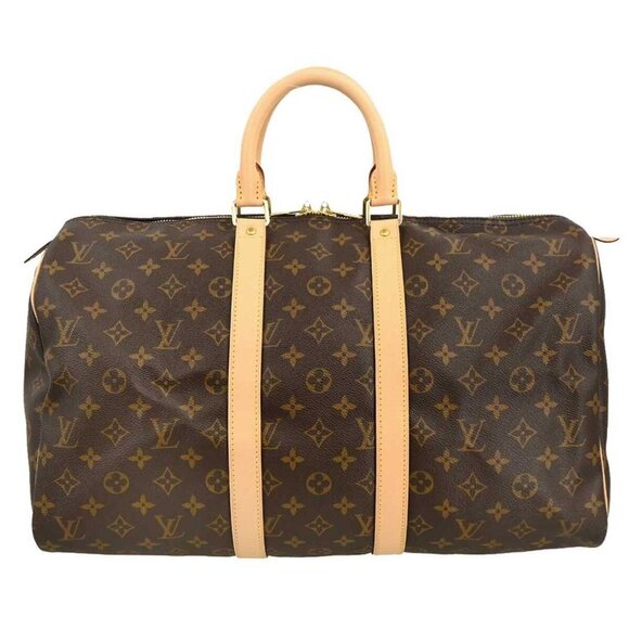 Louis Vuitton Monogram Keepall 45 Travel Duffle Handbag M41428 MB3159 165468 - Picture 1 of 10